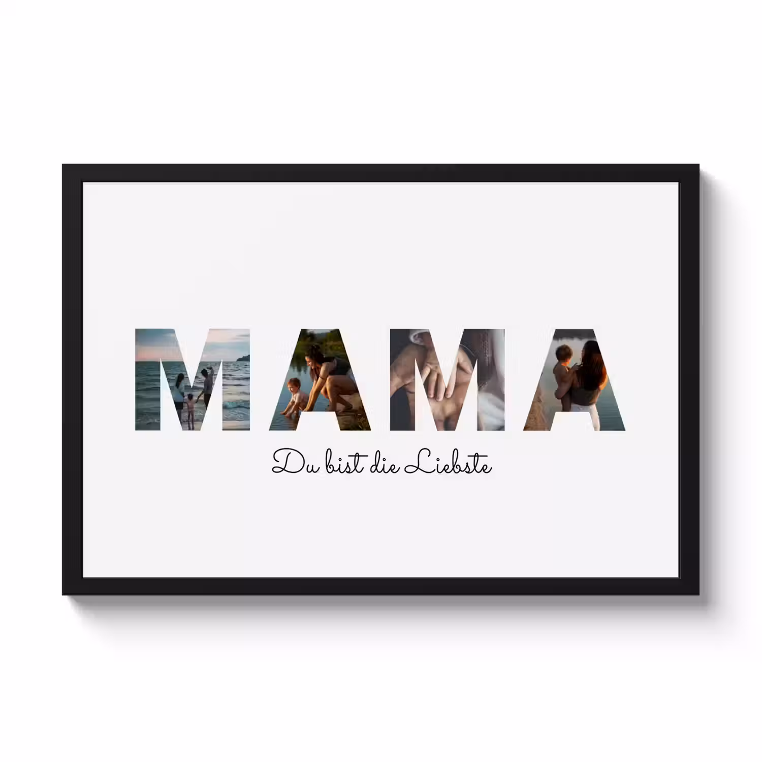 Poster mit Rahmen - Mama