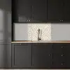Abstract - Modern - Beige keuken achterwand 2 middel 865 -sfeer1