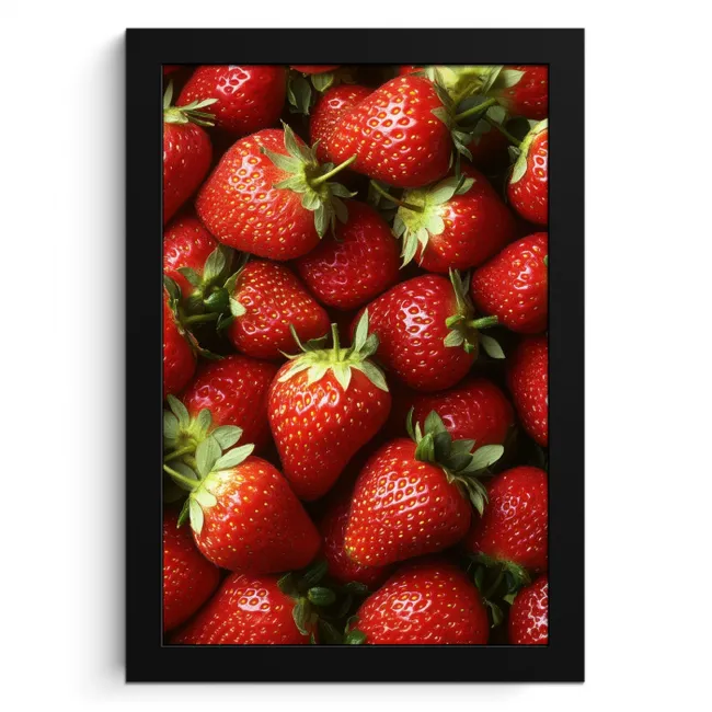 Aardbei - Fruit - Rood KitchenYeah - Keuken - Fotolijst klein -3d