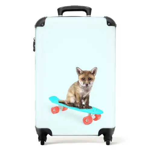 Verrijdende vos NBS - Handbagage koffer - Unisex middel -productfoto_recht