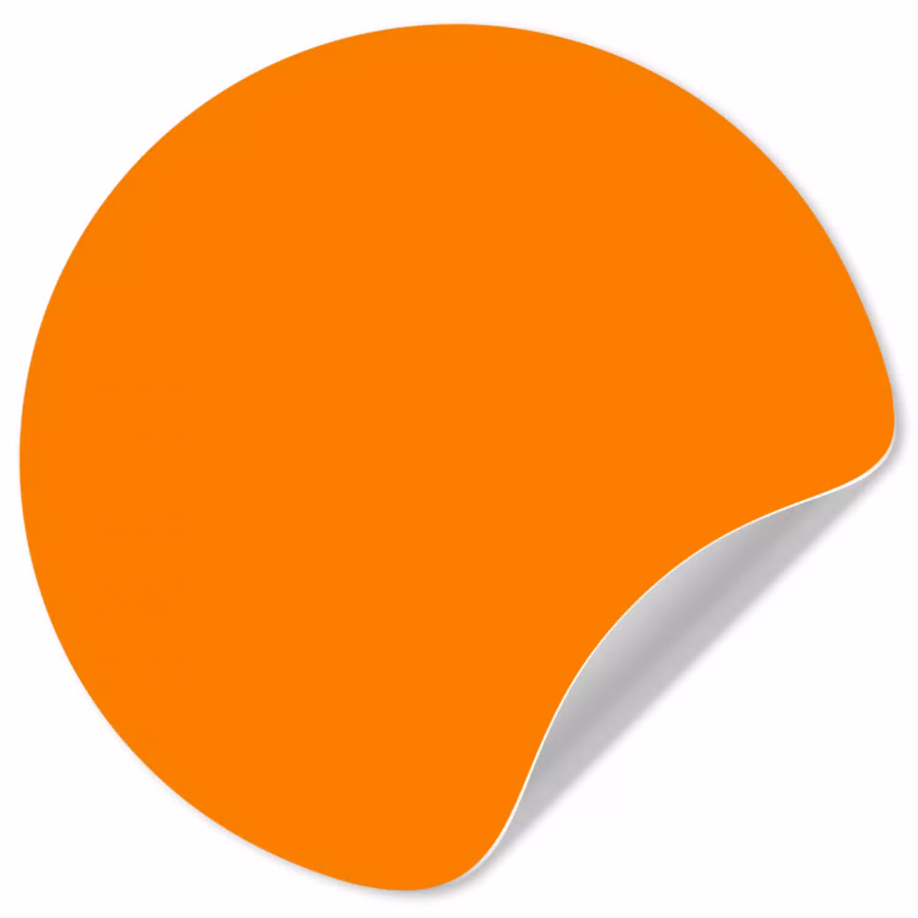 Oranje - Seizoenen - Herfst - Kleur Wandcirkel behangsticker klein 186 -3d