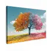 Boom - Kleurrijk - Natuur - Levensboom canvas 2cm klein -z3d