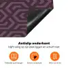 Paars - Geometrisch - Patroon - Donker Inductie beschermer vinyl 3mm klein 276 -zzzzzzz-td-onderkant