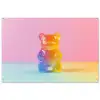 Pastel - Snoep tuinposter los doek groot -3d