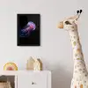 Kwal - Doorzichtig - Roze - Tentakels fotolijst zwart zonder passe partout klein -usfeer4_kinderkamer