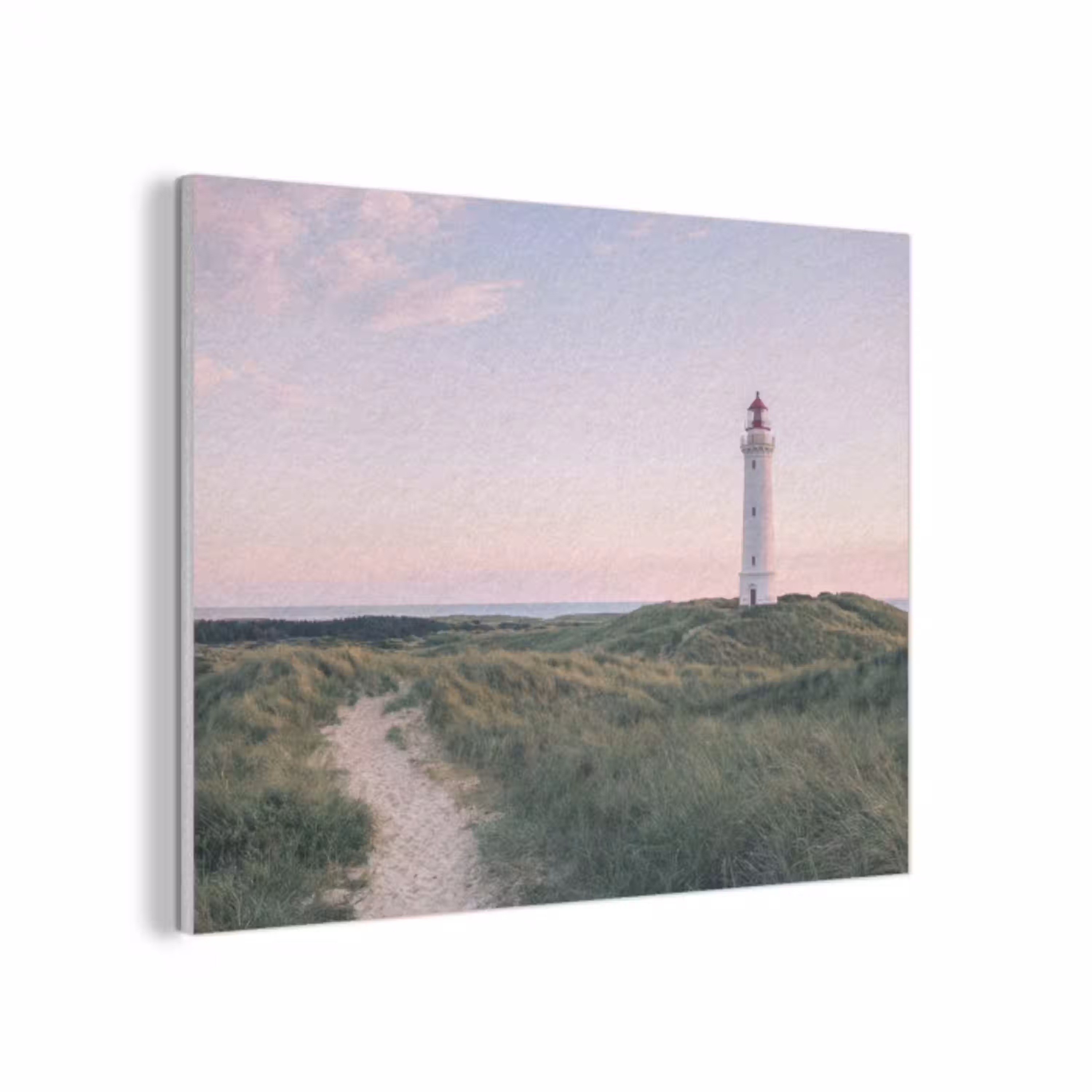 Vuurtoren - Duinlandschap - Zee PET vilt klein -3d