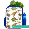 Dinosaurus - Tekening - Kinderen - Jongens - Kinderen Kinderrugzak - Blauw middel -inhoud_UK