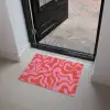 Abstract - Patroon - Rood - Roze - Minimalistisch Deurmat klein -sfeer5