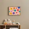 Smileys - Kleurrijk - Hartjes Light Box met batterij (Wandlamp kind) middel -sfeer2_kind
