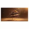 Taart - Chocolade - Eten - Brownie Muismat XXL klein -3d_leeg