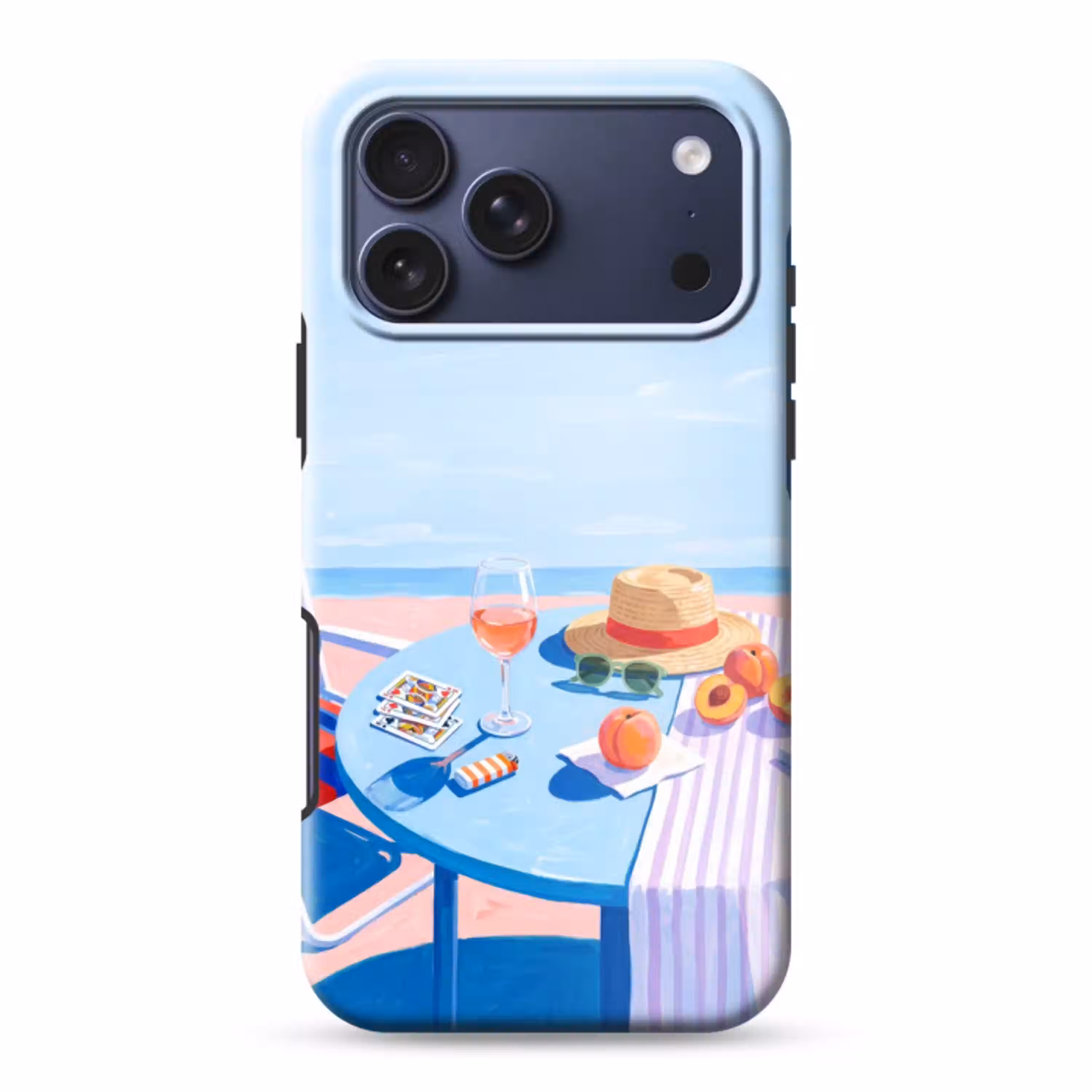 Strand - Picknick - Zomer Toughcase MagSafe Apple iPhone 17 Pro Max klein -3d