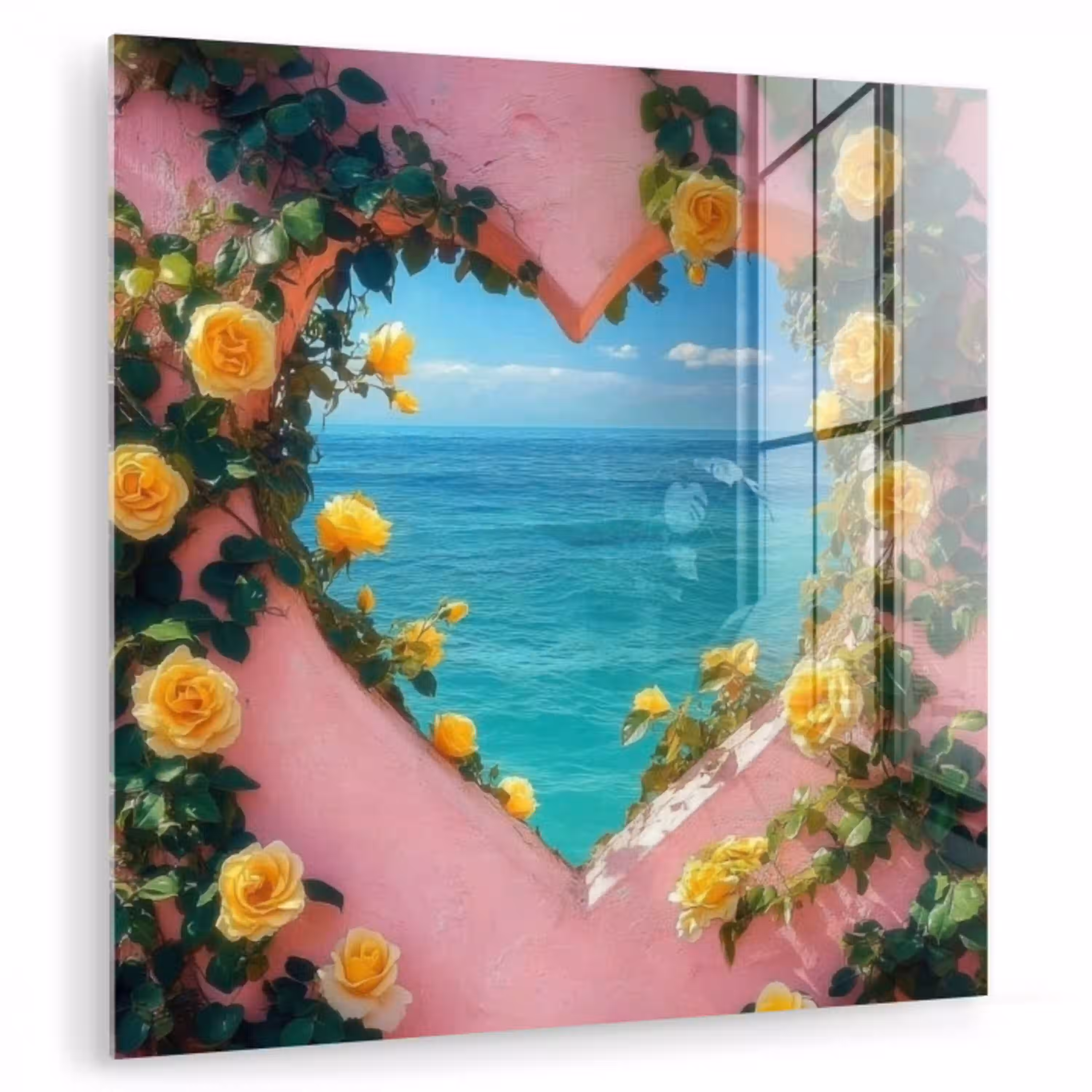 Hart - Zee - Muur plexiglas 5mm klein -zzzproduct_nieuw