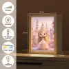Prinses - Roze - Kasteel Light Box met kabel klein -USP_NL