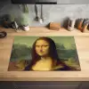 Mona Lisa - Leonardo da Vinci Inductie beschermer vinyl 3mm klein -sfeer5