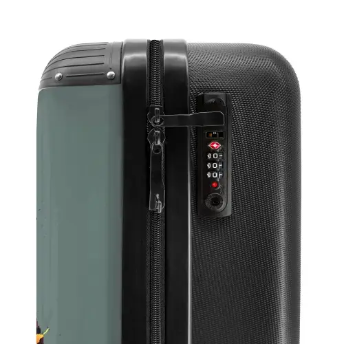 Auto in spookstad Koffer - NBS - Handbagage middel -slot