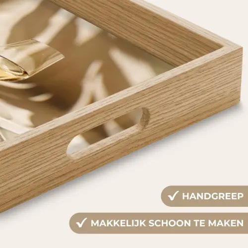 Wijn - Wijnglazen - Wit Dienblad Rechthoek middel -USP_HandgreepNL