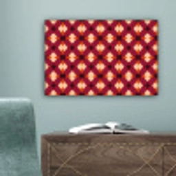 Retro - Patroon - Kleurrijk canvas 2cm klein 34 -sfeer4