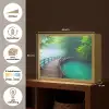 Brug - Water - Rivier - Bos Light Box met batterij (Wandlamp) middel -USP_websiteoverzichtNL