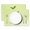 Groen - Disco - Decoratie - Appel Placemat vinyl groot -zzsfeer2_Kitchenyeah-website