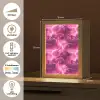 Roze - Onweer - Wolken Light Box met kabel (Tafellamp) klein 925 -USP_NL