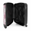Klassiek boeket patroon roze NBS - Handbagage koffer - Kinderen Unisex middel -binnenkant