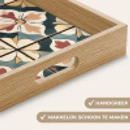 Decoratie - Tegels - Spaans - Vintage Dienblad Rechthoek middel -USP_HandgreepNL