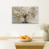 Boom - Wit - Goud - Verflook Canvas - Meerluiken 3 luik klein -sfeer4