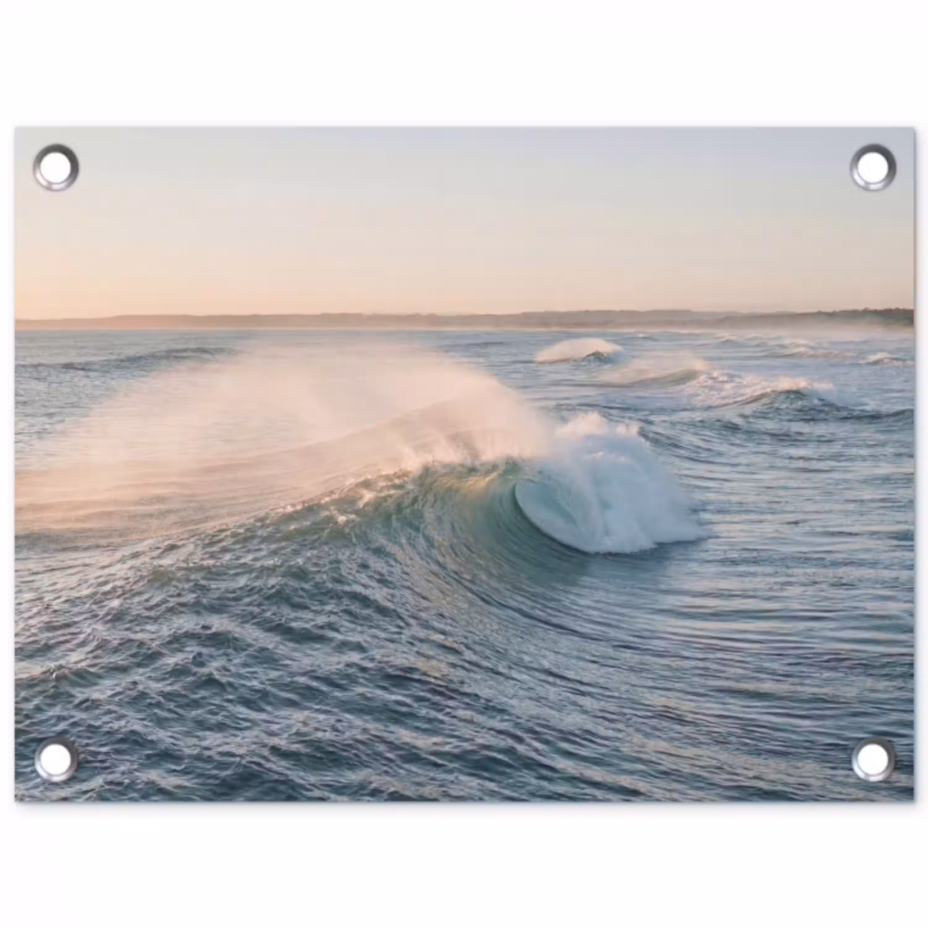 Golf - Zee - Water tuinposter los doek klein -3d