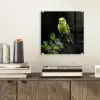 Parkiet - Tak - Bladeren - Geel plexiglas 5mm klein -sfeer1