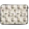 Textuur - Linnen - Beige laptophoes neopreen klein 279 -zkaufland3dotto