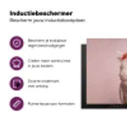 Kaketoe - Portret - Roze Inductie beschermer vinyl 3mm klein -zzzzzzz-cc-usp