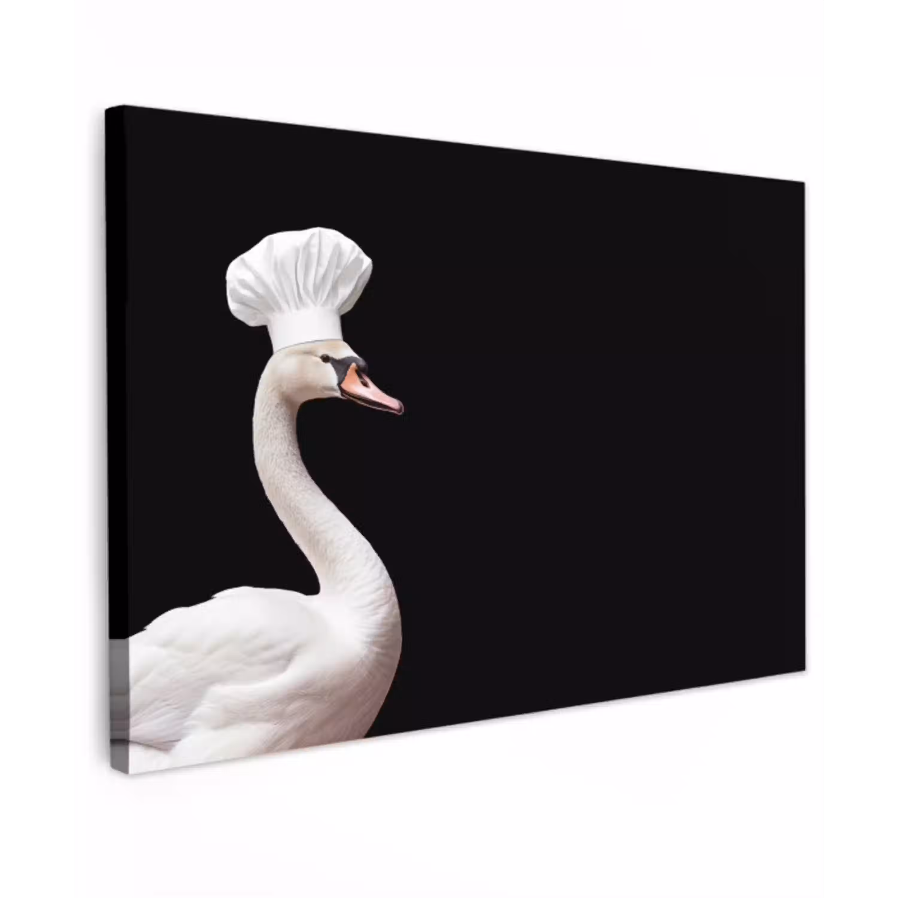 zwaan-3-2-gigapixel-standard-v2-2x Tuinposter op houten frame 2 cm dik klein -3d