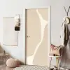 Abstract - Beige - Moderne kunst deurposter klein -sfeer6