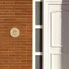 Gevlochten - Riet - Klassiek Naambord Rond klein -sfeer3-rond-XS