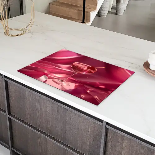 Cocktail - Pink - Luxe Inductie beschermer vinyl 3mm klein -sfeer8