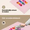 You're doing great - Roze - Kleurrijk Inductie beschemer met haakjes klein -ky-schoon-nl