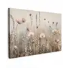 Bloemen - Roze - Modern - Beige canvas 2cm klein -z3d