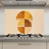 Cirkels - Geel - Minimalistisch keuken achterwand spatscherm klein -3d_website