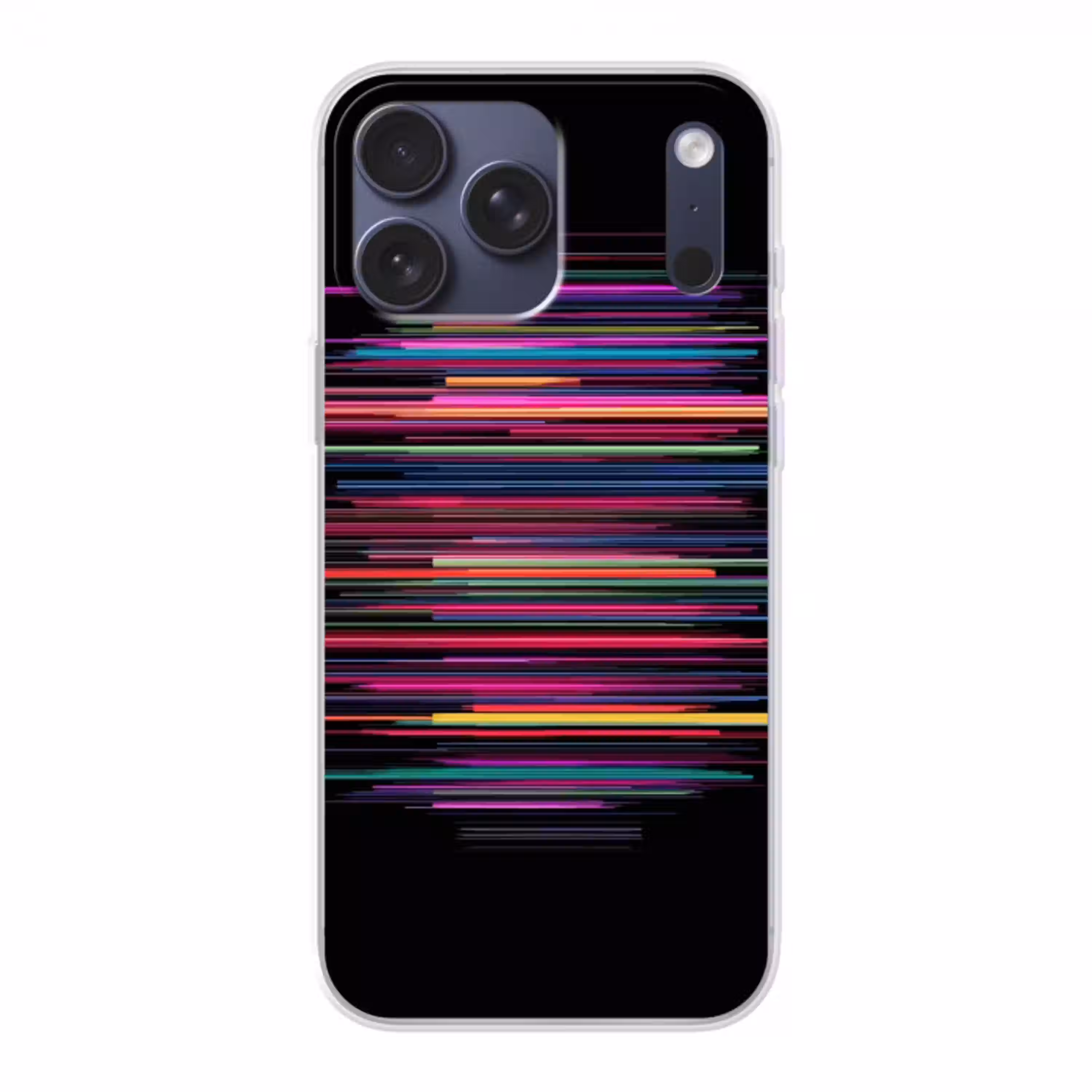 Gaming - Abstract - Lijnen - Horizontaal - Kleurrijk Telefoonhoesje iPhone 17 Pro Max klein -3d