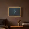 Oceaan - Walvishaai - Donkerblauw - Vlekken Light Box met batterij (Wandlamp) middel -sfeer4