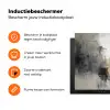 Kleurenpalet - Penseelstreken - Beige - Nevelig Inductie beschermer vinyl 3mm klein -zzzzzzz-td-ups