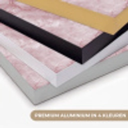 Roze - Kwartsmarmer - Aders Textielframe zwart klein 947 -USP_kleurenNL