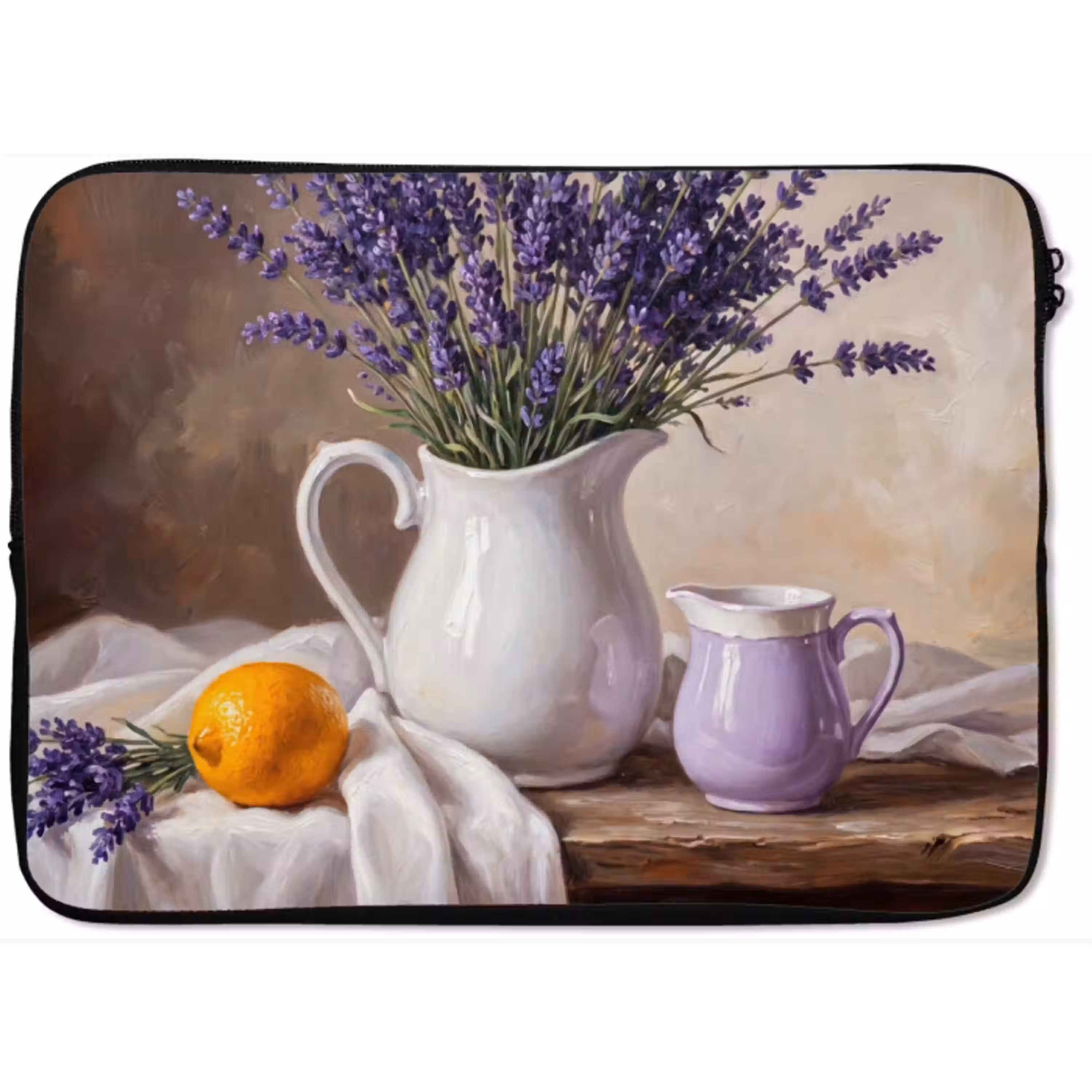 Bloemen - Stilleven - Paars laptophoes neopreen klein -zkaufland3dotto