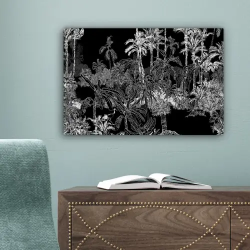 Palm - Jungle - Tropical canvas 2cm klein -sfeer4
