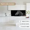 Zebra - Dier - Zwart keuken achterwand 2 middel -sfeer4_NL