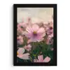 Bloemen - Paars - Wazig fotolijst zwart zonder passe partout klein -3d
