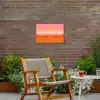 Zon - Abstract - Landschap - Oranje Tuinposter op houten frame 2 cm dik klein -sfeer3