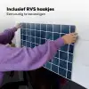 Tegel - Modern - Blauw Inductie beschemer met haakjes klein 777 -ky-ophangen-nl