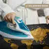 Wereldkaart - Goud - Steen Wandkleed katoen klein -sfeer9
