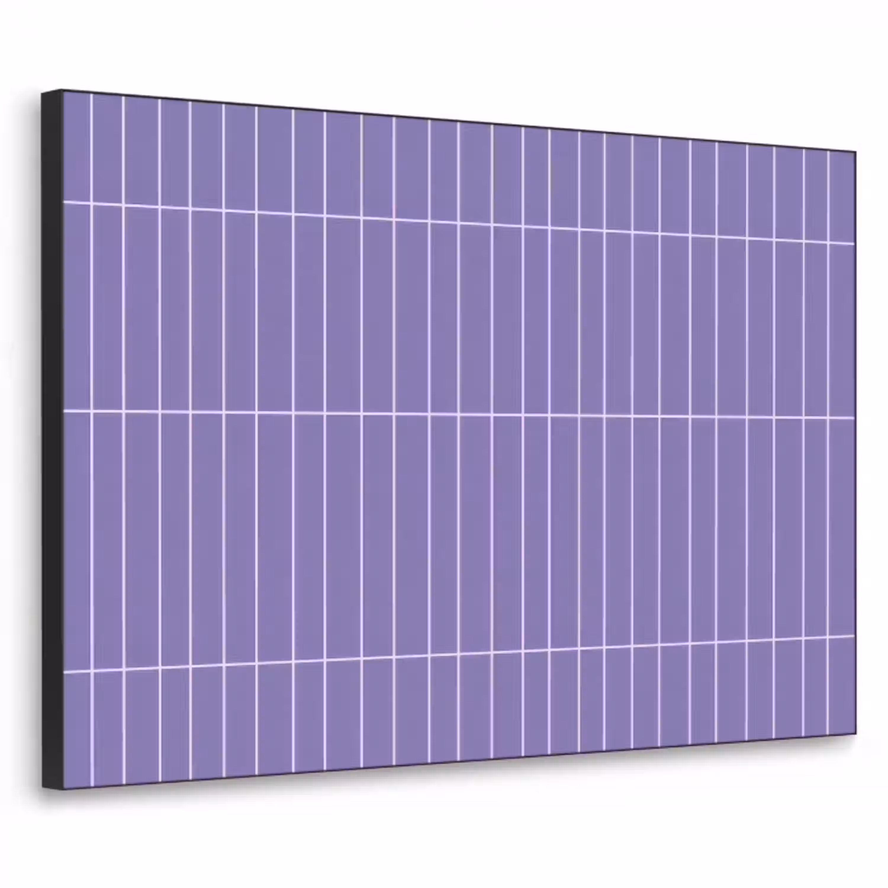 Patroon - Tegel - Lila Textielframe zwart klein 947 -3d